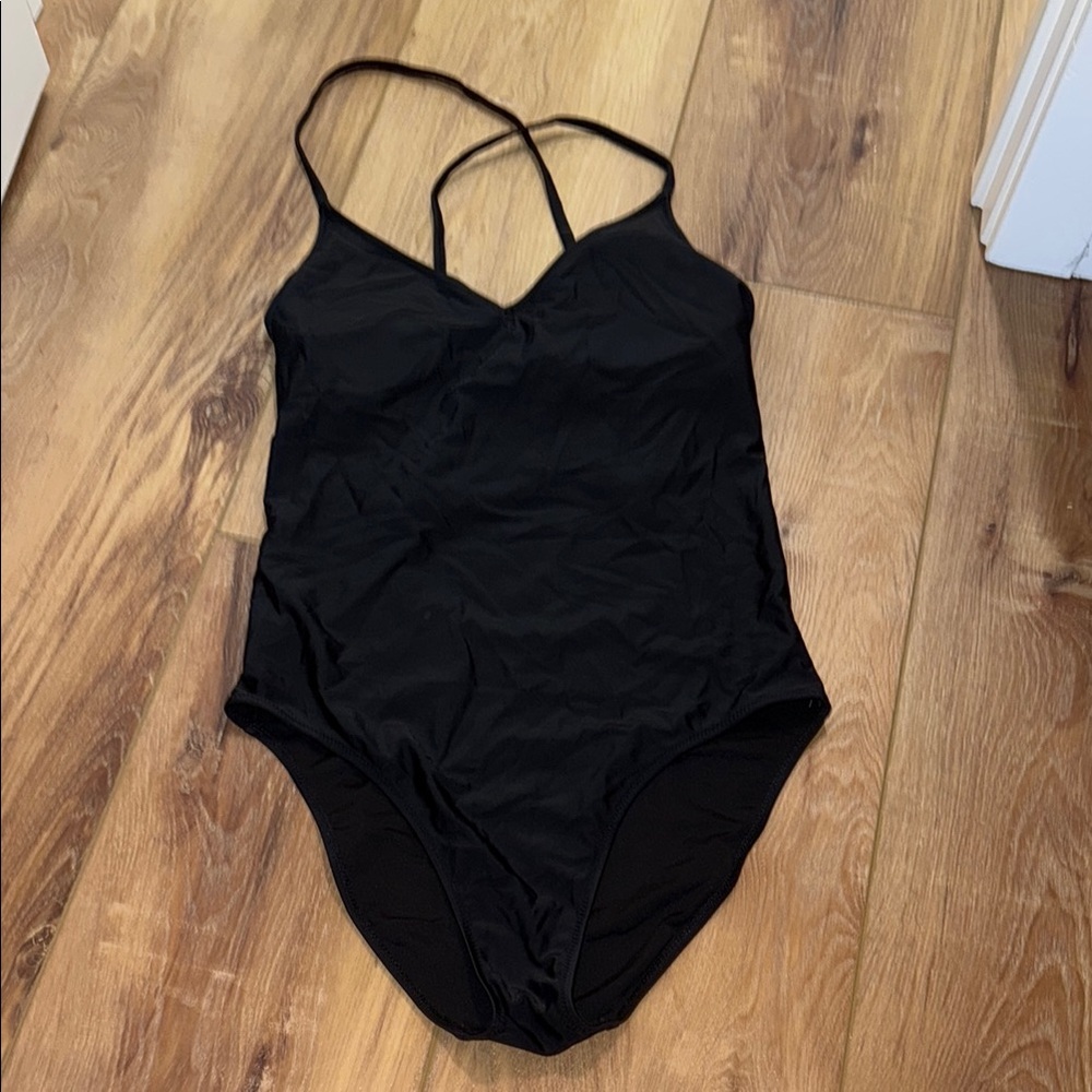 Aerie Black One-Piece